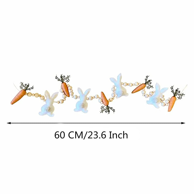 Couronne de carottes et de lapin de PĂąques