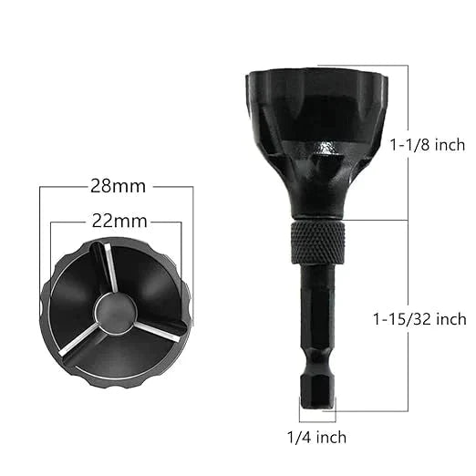 Afbraamgereedschap voor externe afschuining met hardmetalen blad