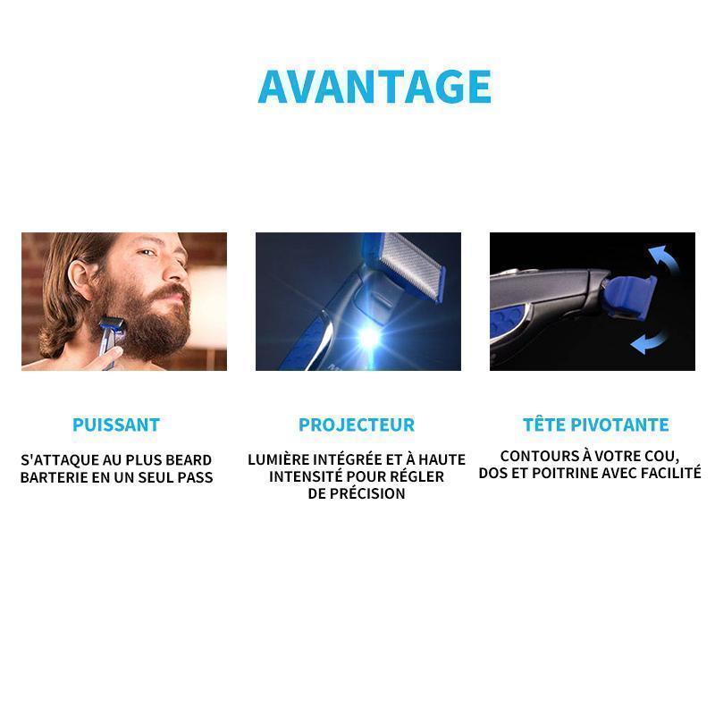 Rasoir Électrique pour Visages et Corps