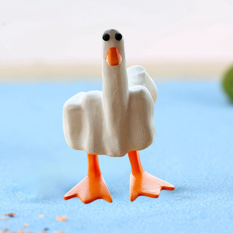 Pré-vente>>Ornement de canard en forme de majeur