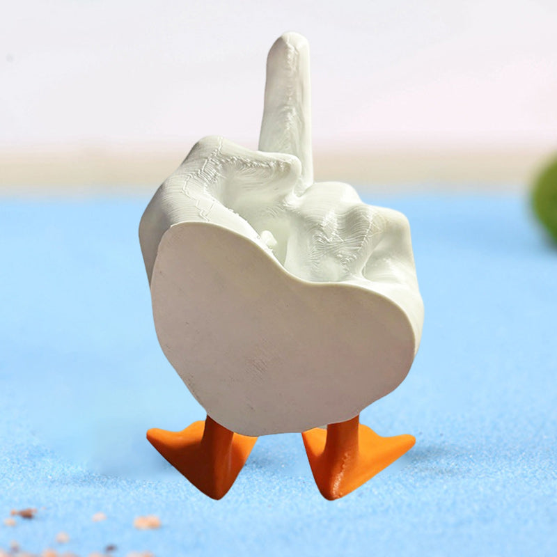 Pré-vente>>Ornement de canard en forme de majeur