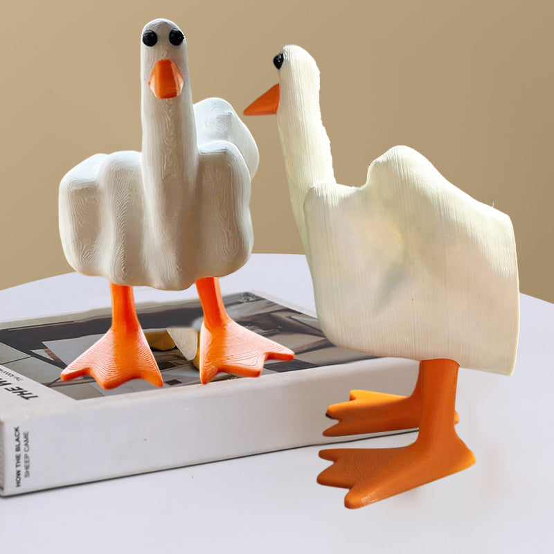 Pré-vente>>Ornement de canard en forme de majeur