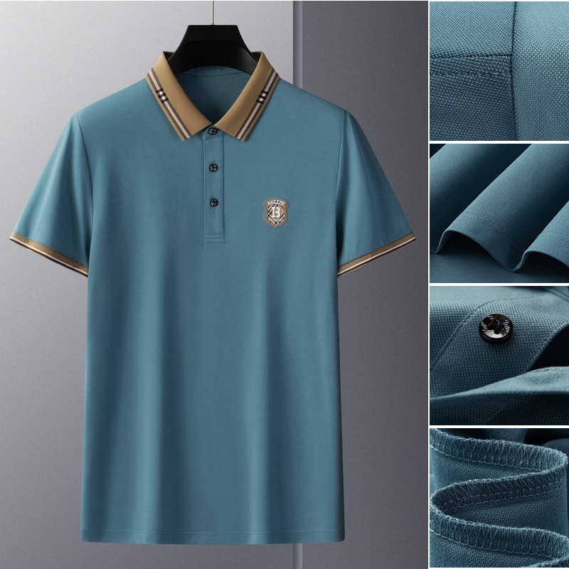 POLO brodé décontracté pour hommes