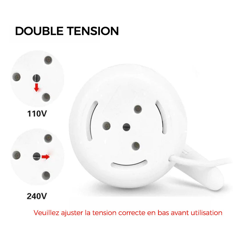 Pichet de gel de silice de voyage portable avec prise universelle