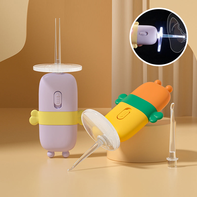 Outil de Nettoyage d’Oreille de Bébé de Dessin Animé LED