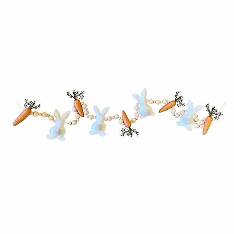 Couronne de carottes et de lapin de PĂąques