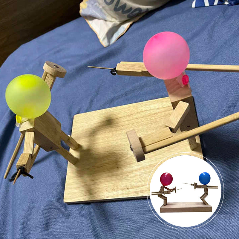 Marionnettes de clĂ´ture en bois