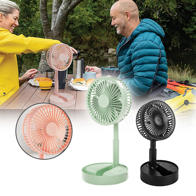 Ventilateur debout rechargeable télescopique à hauteur réglable