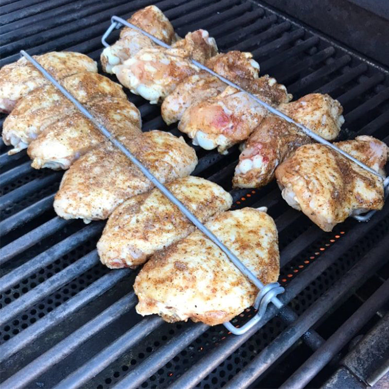 Fourchette à barbecue pour ailes de poulet (2 pièces)