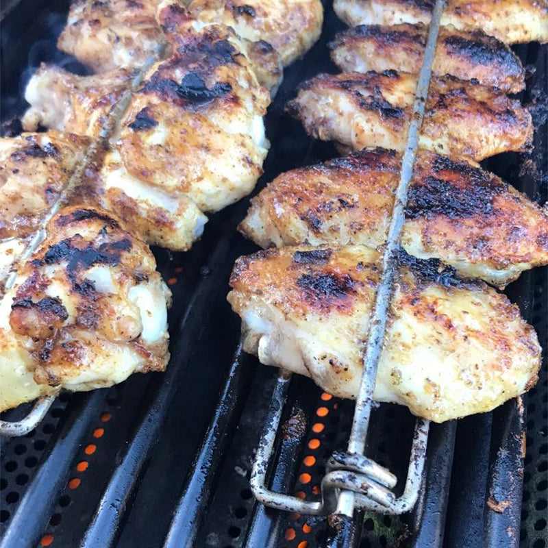 Fourchette à barbecue pour ailes de poulet (2 pièces)