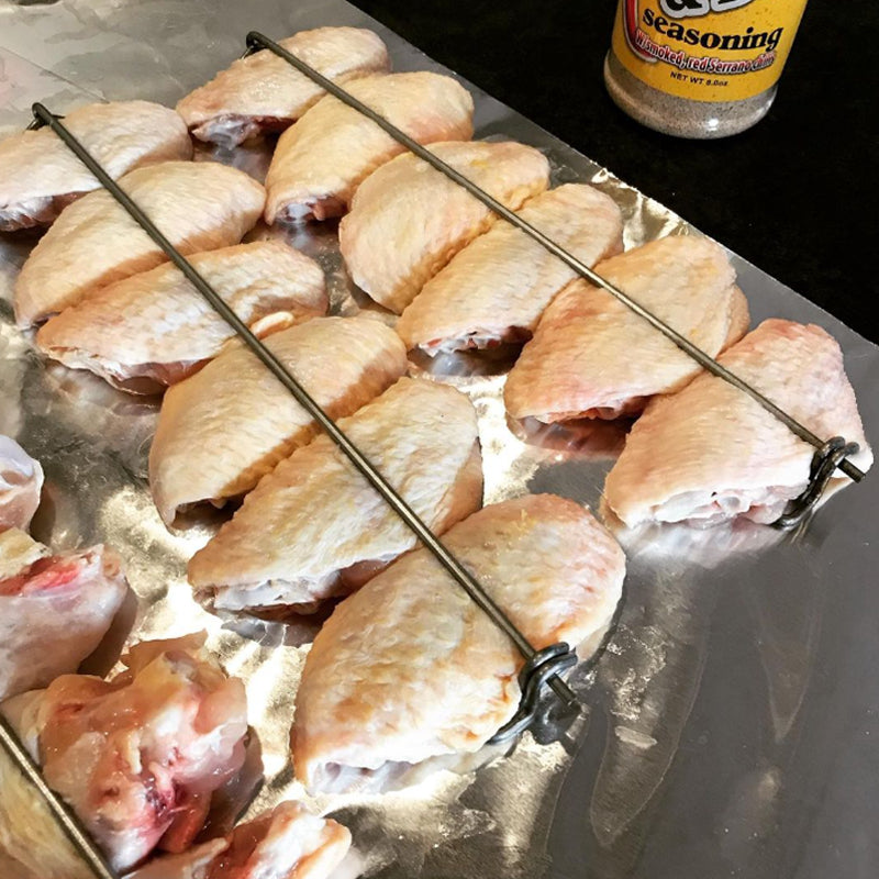 Fourchette à barbecue pour ailes de poulet (2 pièces)