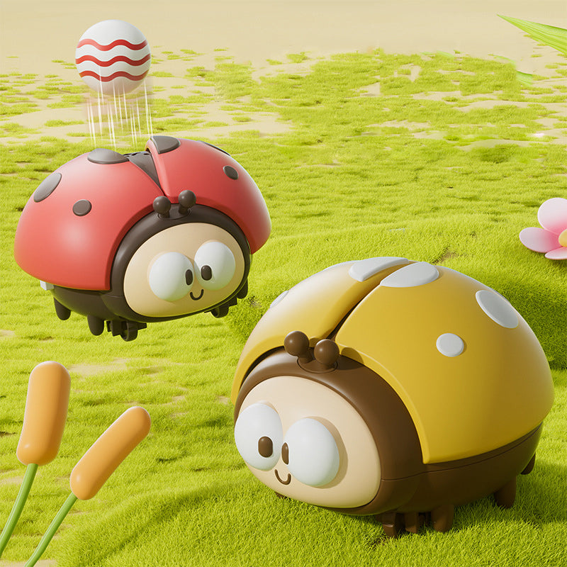 Jouet balle suspendue coccinelle pour enfants