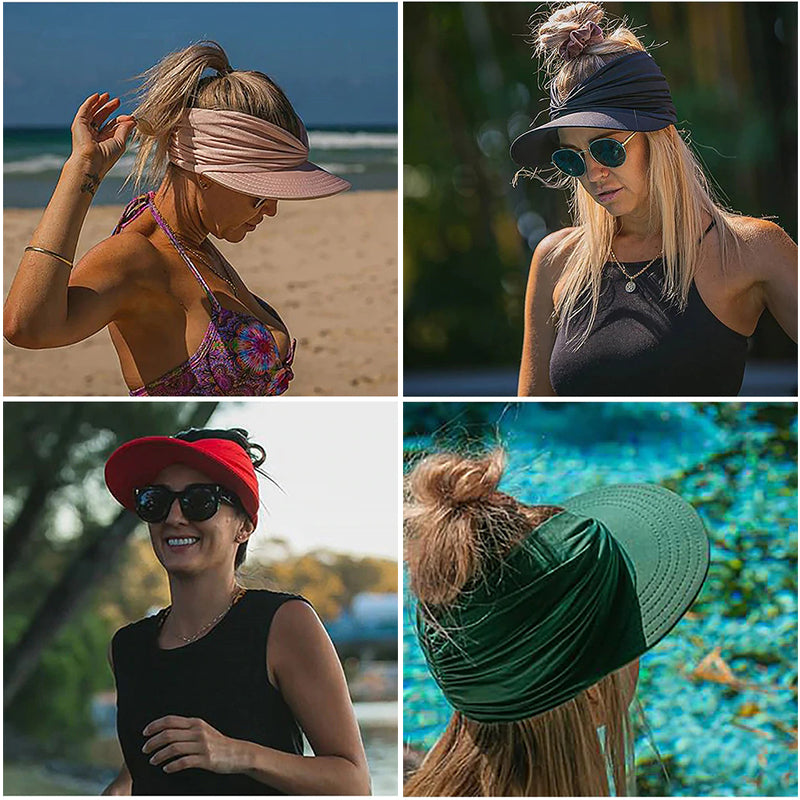 Chapeau de Soleil Élastique Anti-Ultraviolet Pour Femmes