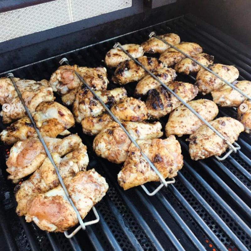 Fourchette à barbecue pour ailes de poulet (2 pièces)