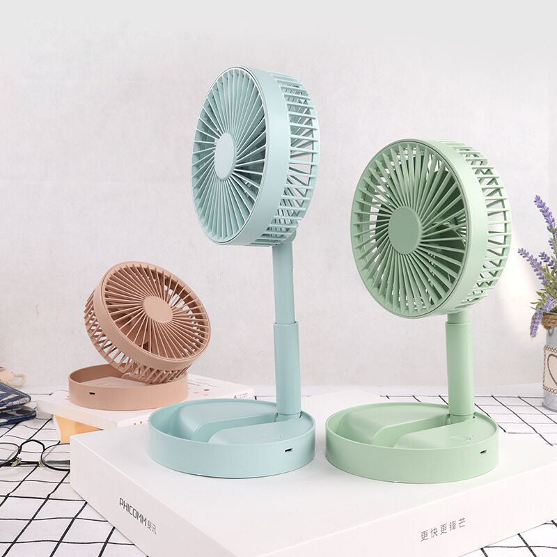 Ventilateur debout rechargeable télescopique à hauteur réglable
