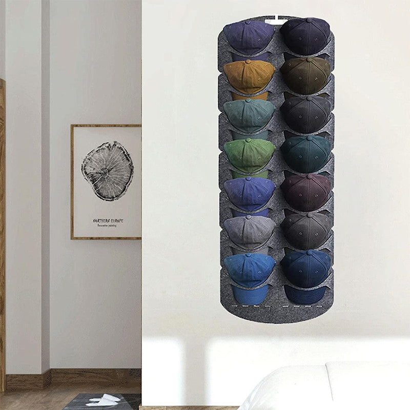 Hangende hoedenorganizer met meerdere zakken