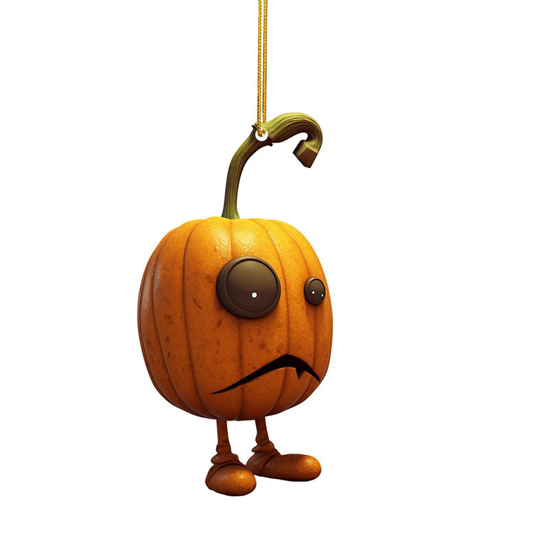 Pendentif citrouille d'Halloween