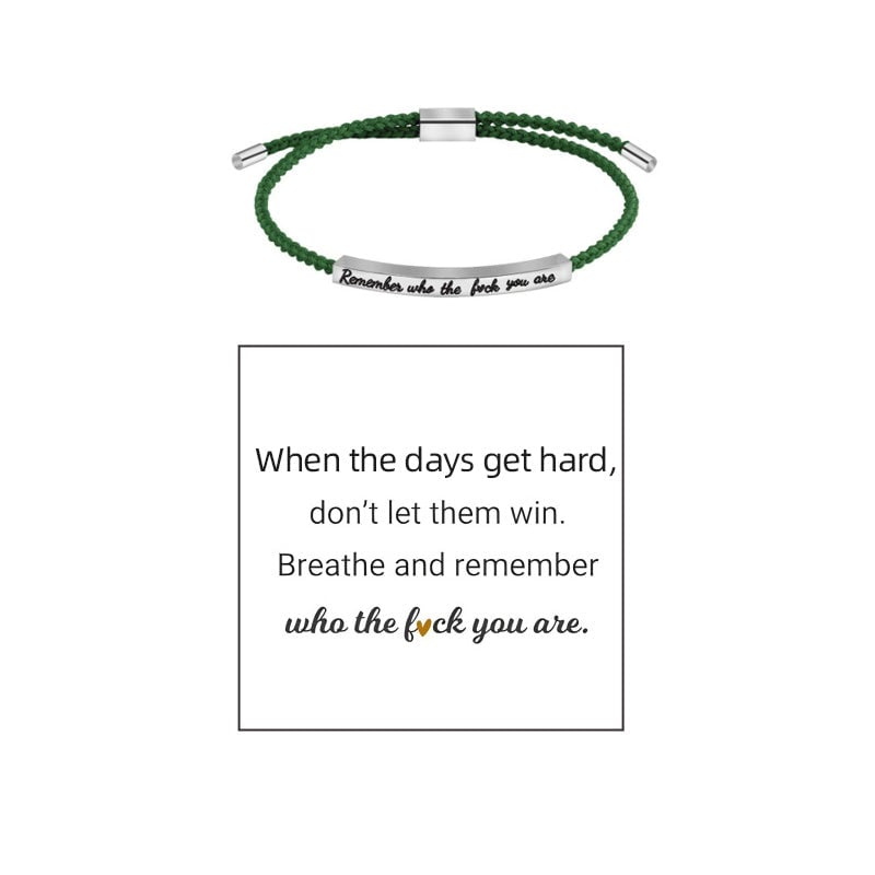 Gevlochten Verstelbare Inspire Armband