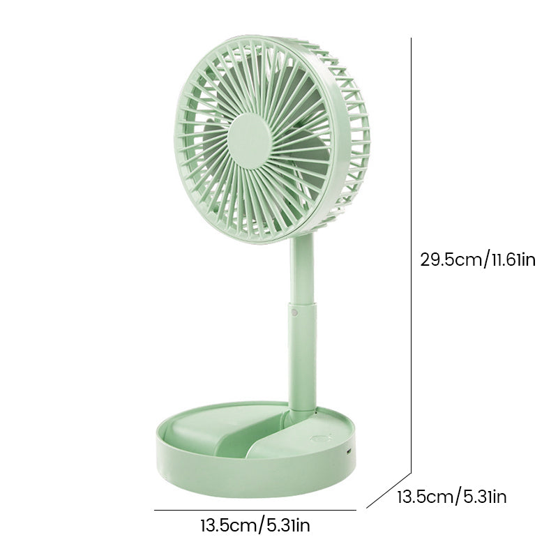 Ventilateur debout rechargeable télescopique à hauteur réglable