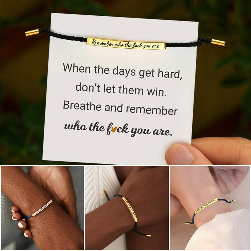 Gevlochten Verstelbare Inspire Armband