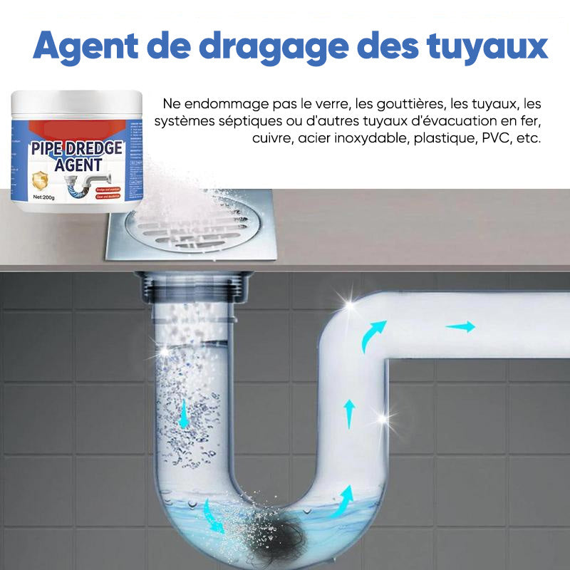 Agent de dragage de tuyaux multifonctionnel