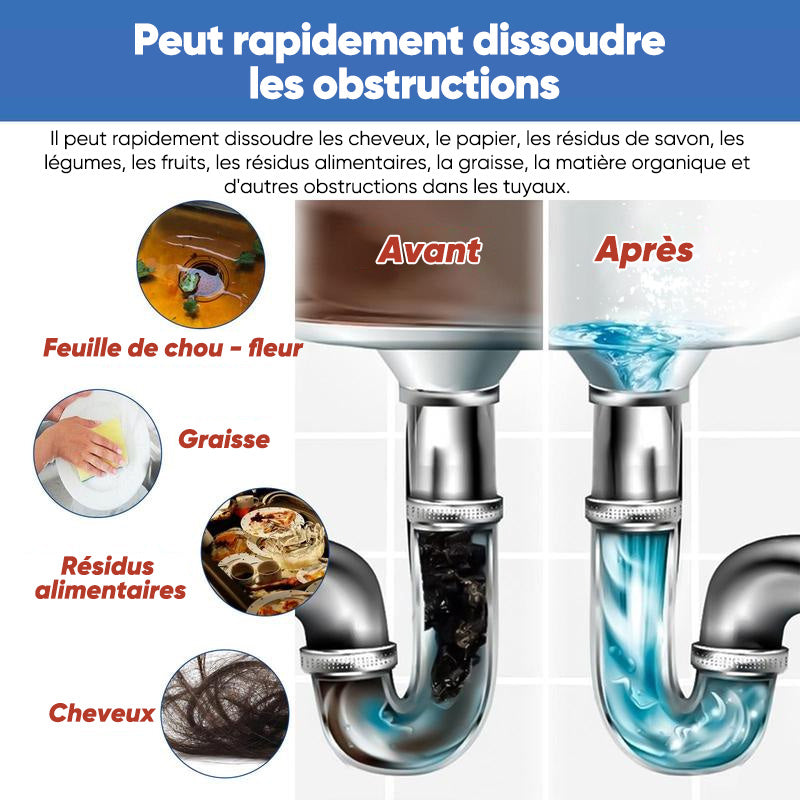 Agent de dragage de tuyaux multifonctionnel