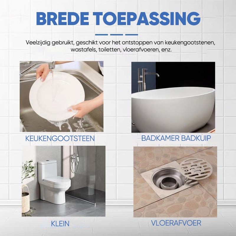Multifunctioneel pijpbaggermiddel