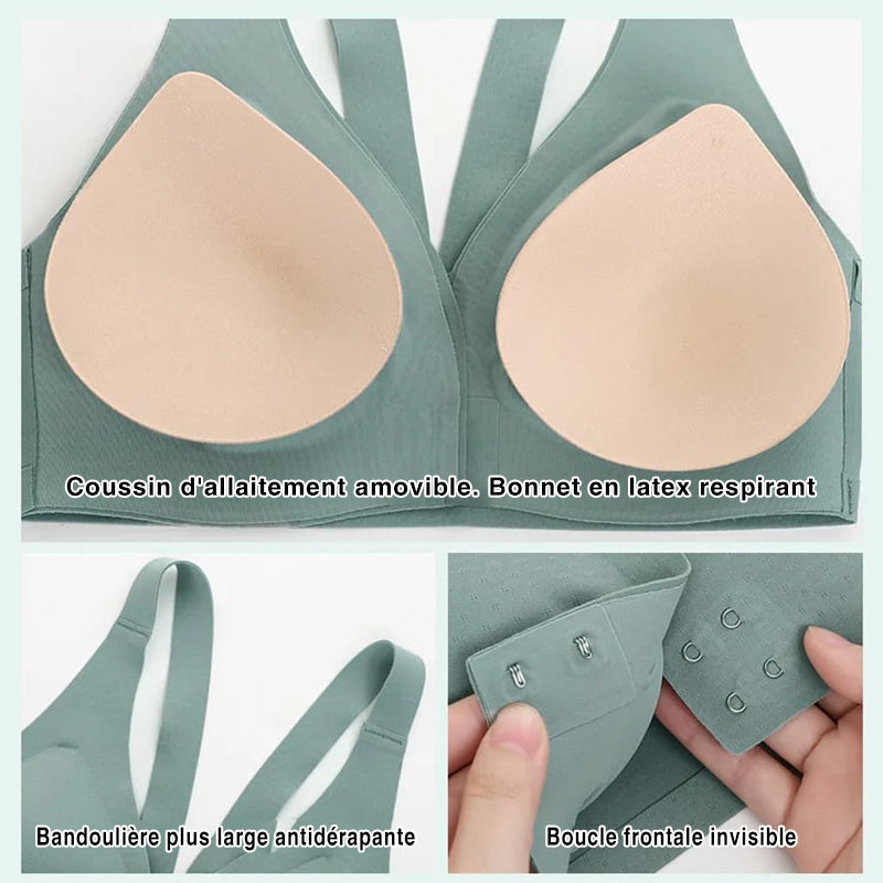 Soutien-gorge à boucle avant rassemblant et soutenant