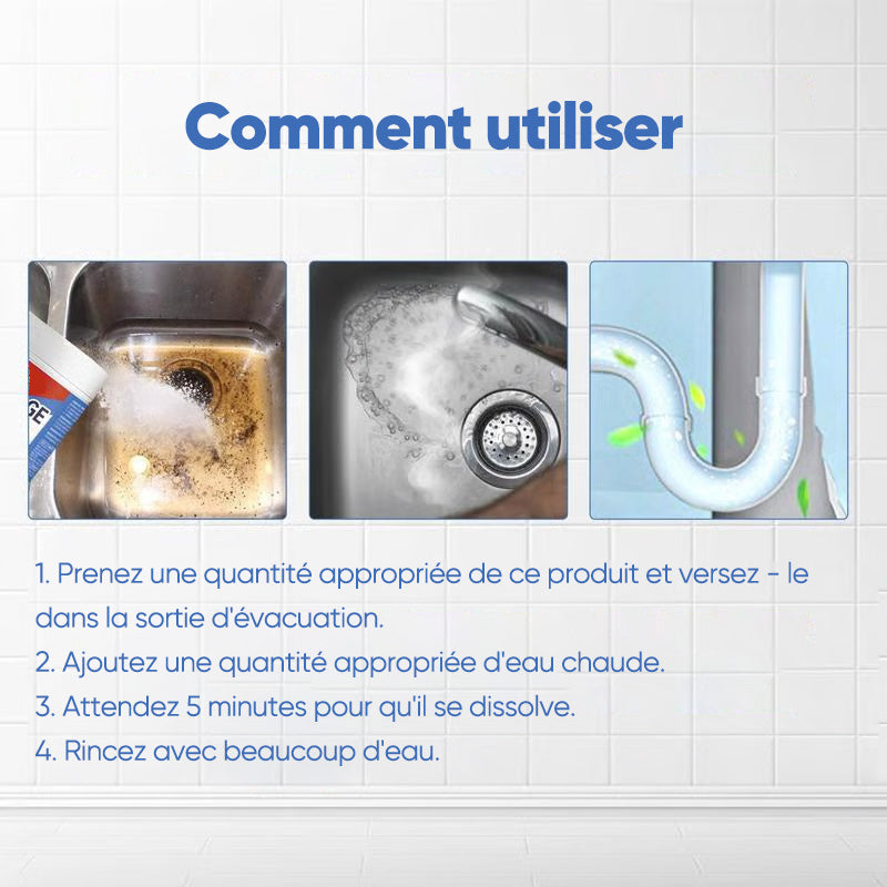 Agent de dragage de tuyaux multifonctionnel