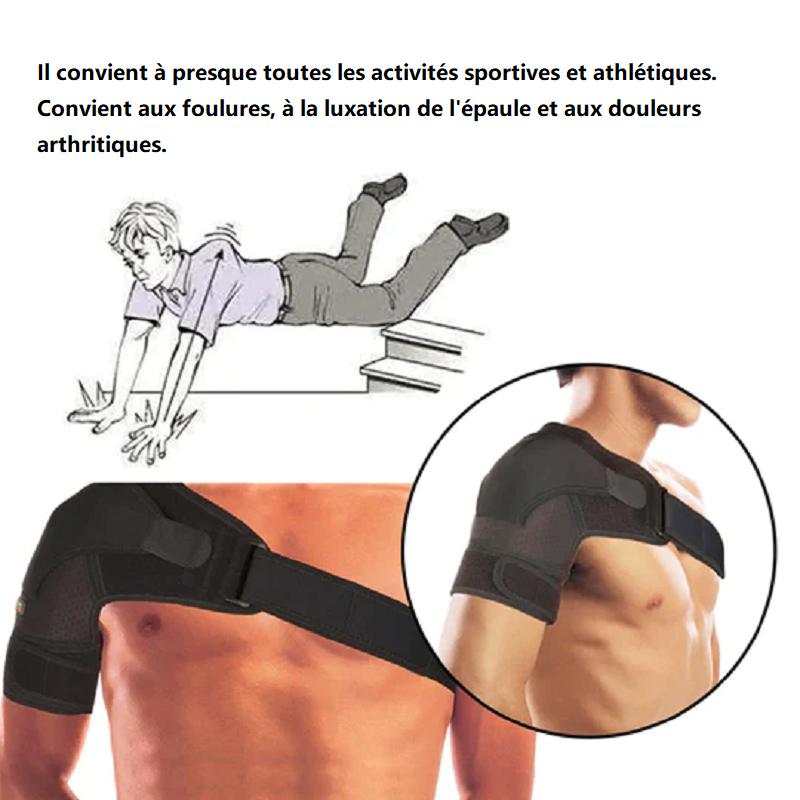 Manchon de compression réglable pour support d'épaule
