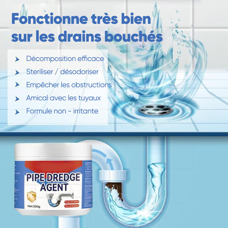 Agent de dragage de tuyaux multifonctionnel