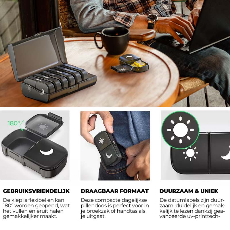 Wekelijkse pillenorganizer