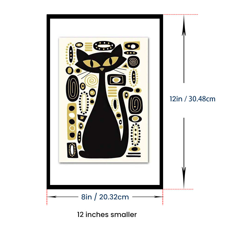 Katten kunstafdruk decoratieschilderij