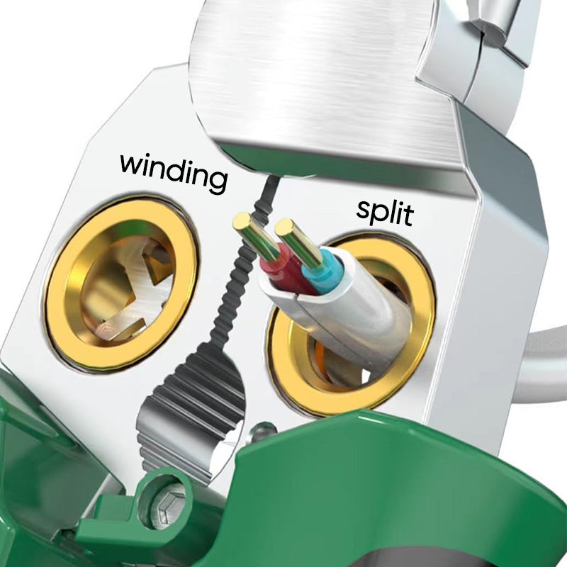 8-in-1 robuuste draadstriptang met spanningstest