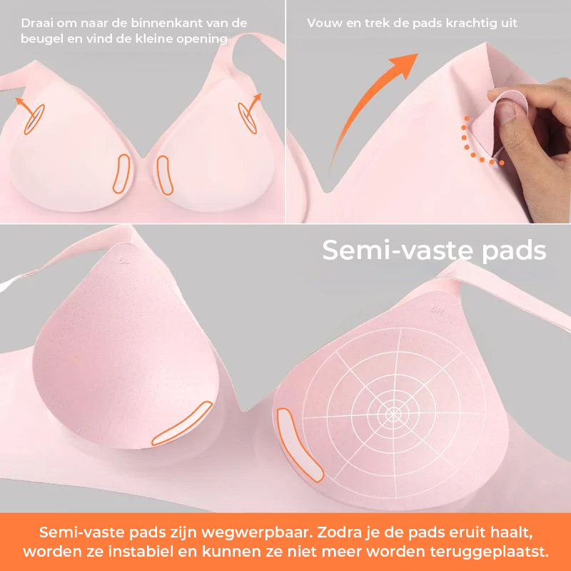Comfort Diepe V-bh zonder beugel