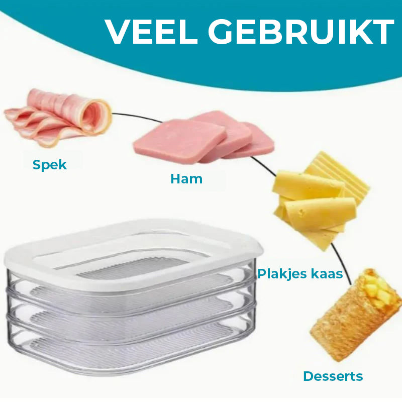 3-laags herbruikbare voedselcontainer