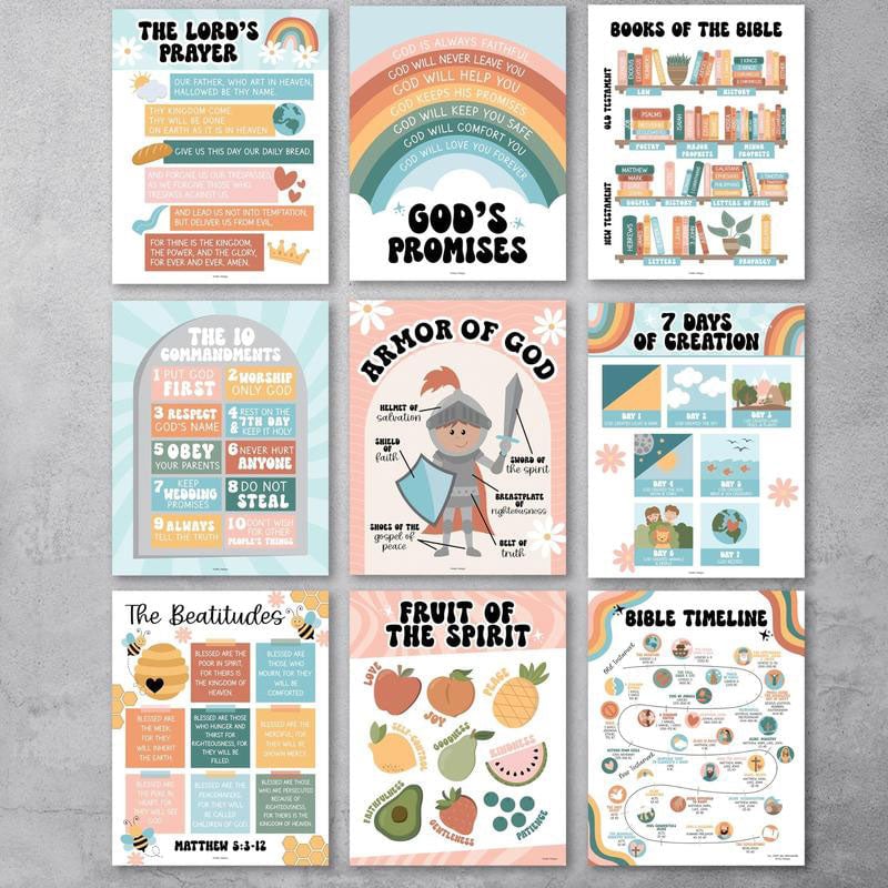 Retro Bijbelposters