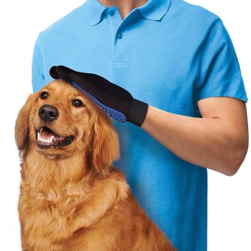 Hoogwaardige verzorgingshandschoen voor honden en katten