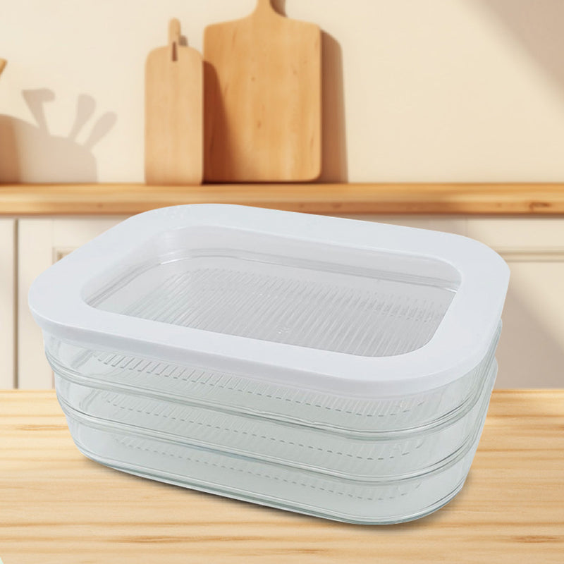 3-laags herbruikbare voedselcontainer
