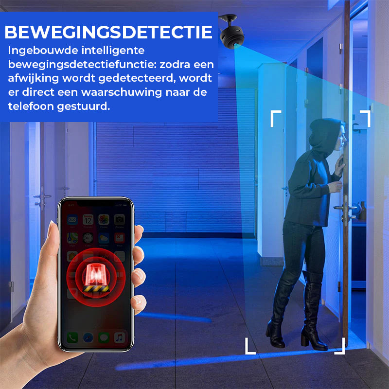 Draadloze binnencamera voor thuisbeveiliging