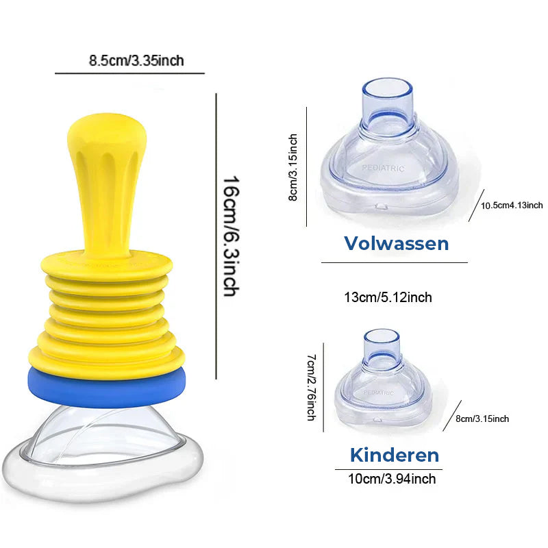 Vitale capaciteitstrainer + antiverstikkingsapparaat