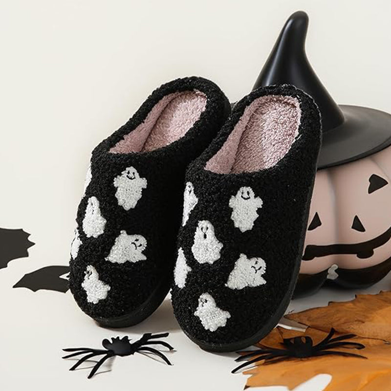 Halloween spook pluche pantoffels