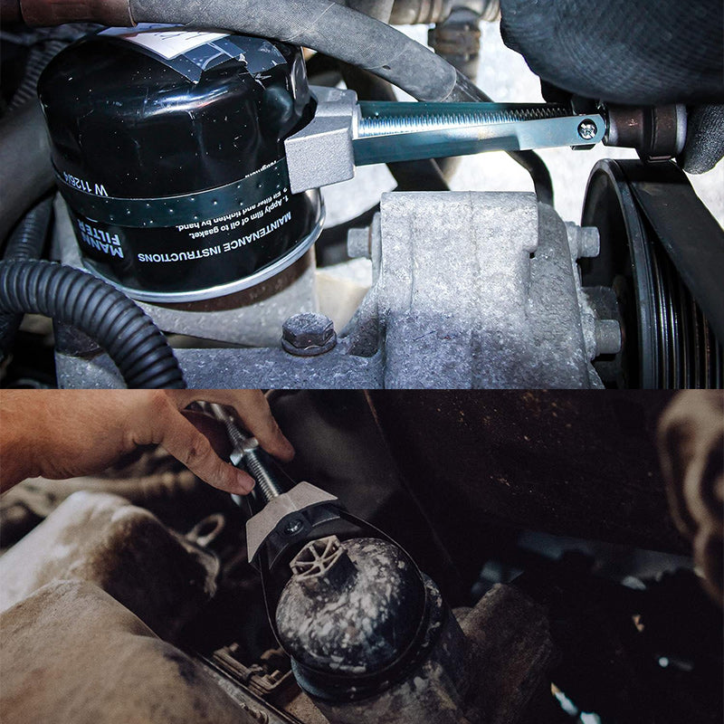 Auto Diameter Verstelbare Oliefilter Verwijderingsband Sleutel Gereedschap