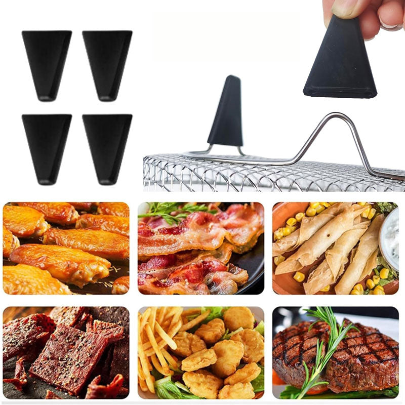 3-laags stapelbare airfryer rooster