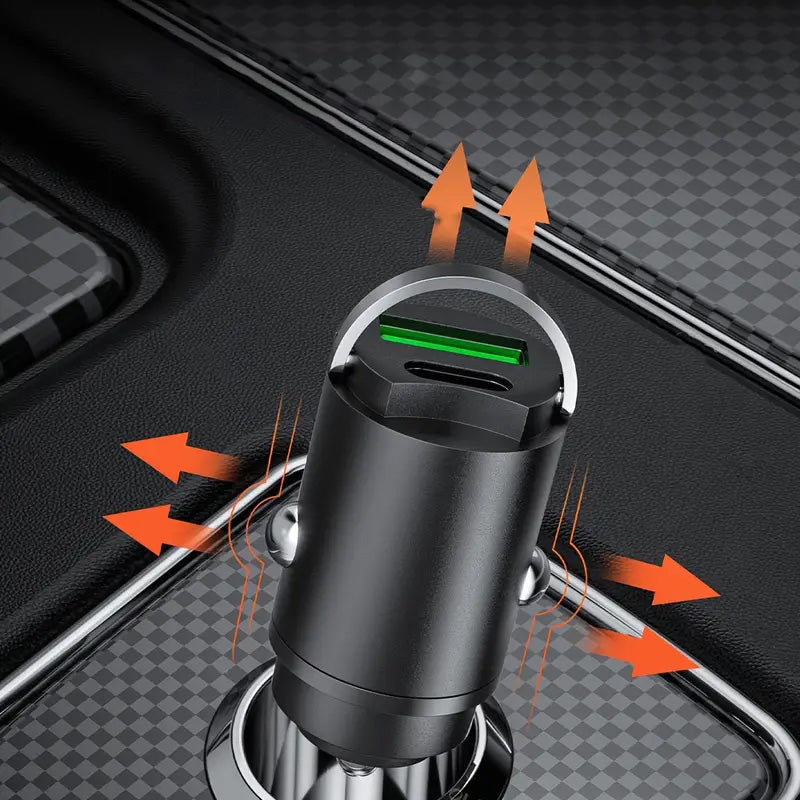 Metalen trekring onzichtbare snelle autolader