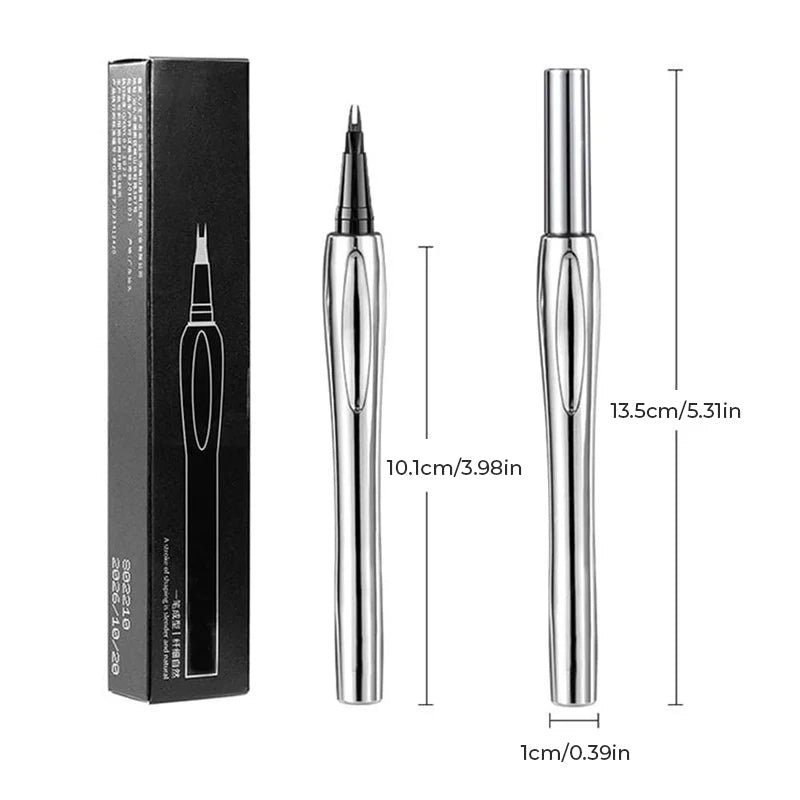 Micro-Vork Tip Potlood Langhoudend Waterdicht Wenkbrauwpotlood