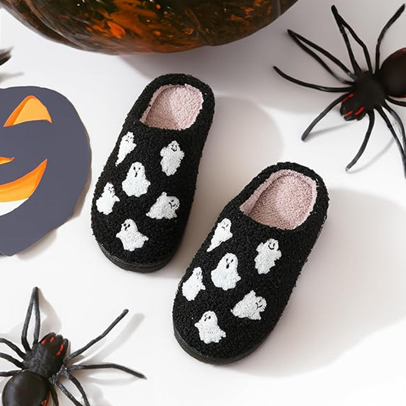 Halloween spook pluche pantoffels