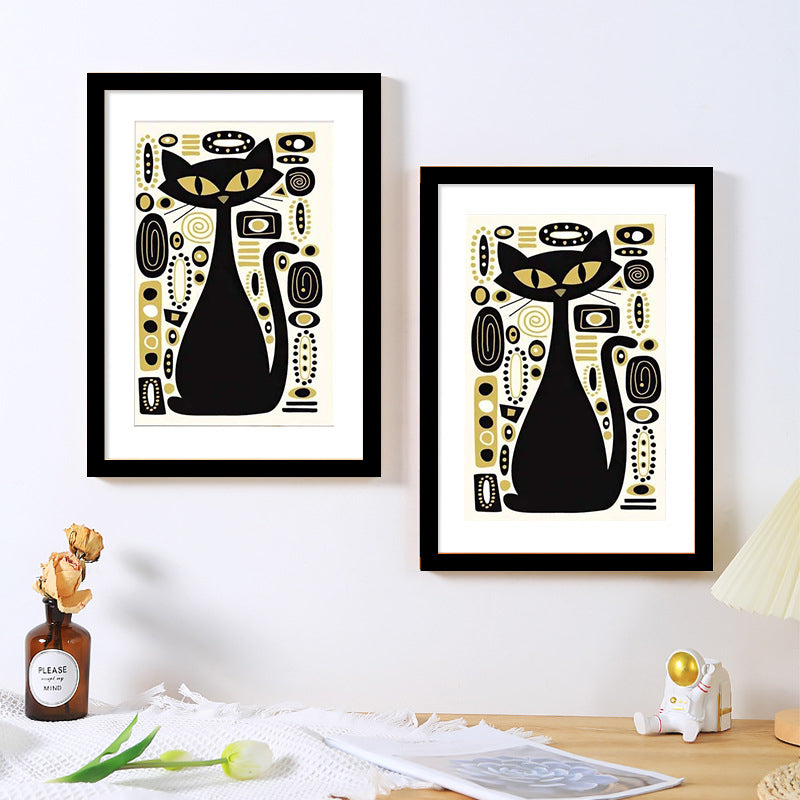 Katten kunstafdruk decoratieschilderij