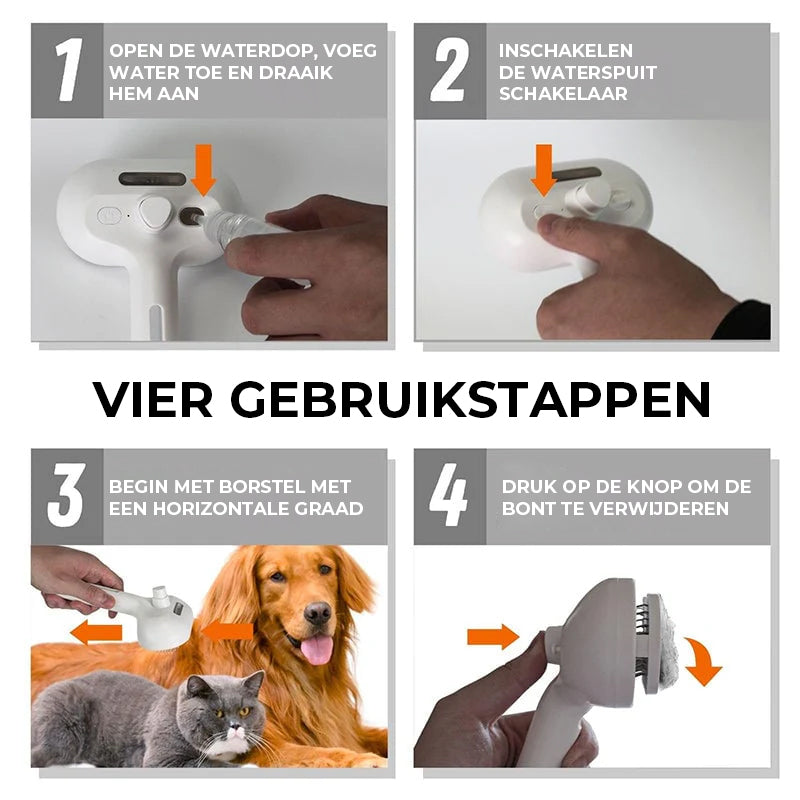 Spray kattenborstel