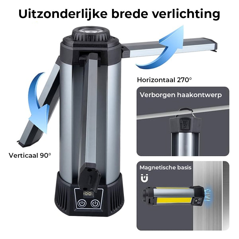 Verbeterde draagbare kampeerlamp met beugel